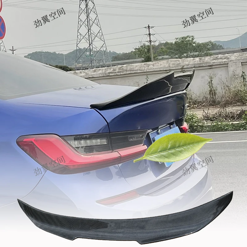 Suitable for BMW 3 Series G20 /G28 modify PSM Style Carbon fiber Rear Spoiler Trunk wing  20 version FRP carbonSpoiler