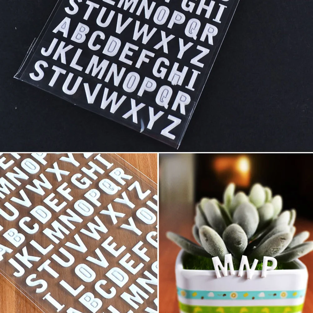 

6 Sheets Foam Stickers Self Adhesive Alphabet Number Letters Decorative DIY Craft Supplies Eco Friendly Kids Project Home