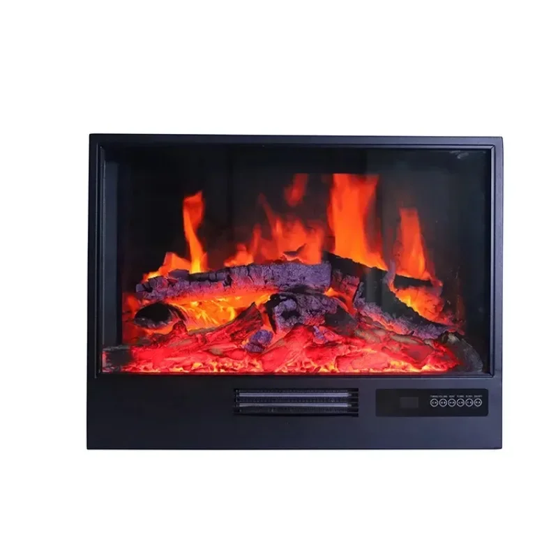 E-Smart Length 660mm 4D Smart Real Cozy Fire Illusion Dazzling Wood Burning Intelligent Electric Fireplace