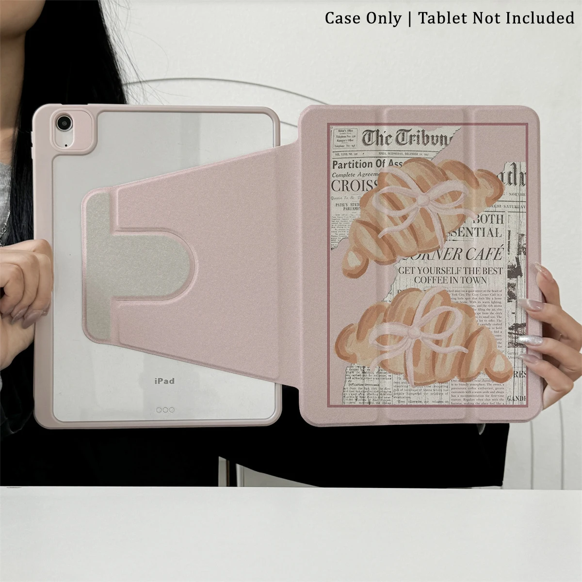 

360 ° Rotating Foldable Case to Easily Protect Your Pad: Compatible with iPad Air 6,Air 5,4,10,2024,air m3/a16 2025