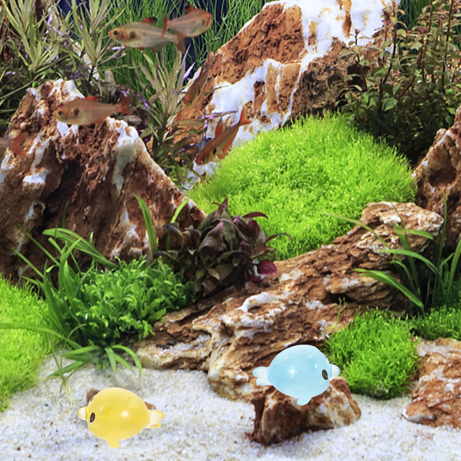 

20Pcs Resin Mini Dolphin Decorations Realistic Design Ideal for Micro Landscapes Aquariums Garden Office Decor