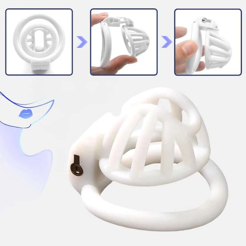 Jaula de castidad de panal, dispositivo de castidad ligero, jaula para pene para hombres, ventilación hueca, bloqueo de pene, Juguetes sexuales para adultos, Bondage SM