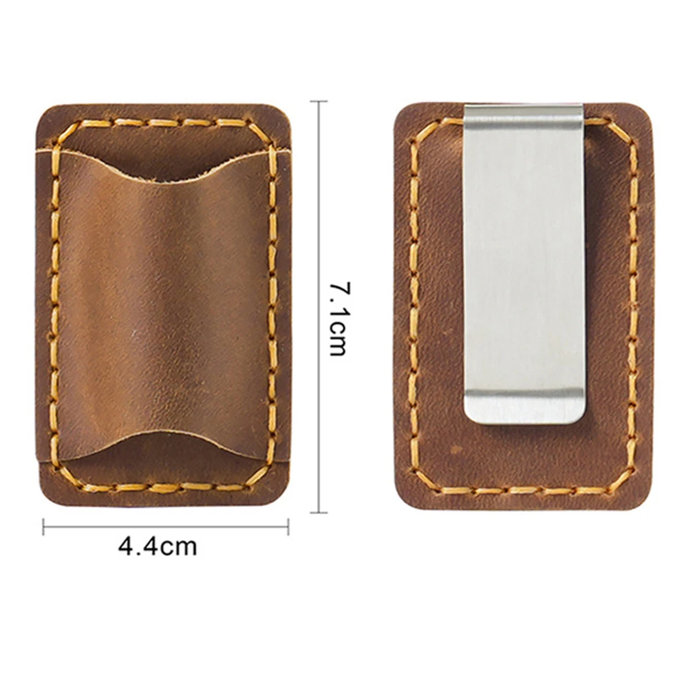 Multi-Purpose Vintage Leather Travel File Organizer with Pen Loop & Document Holder