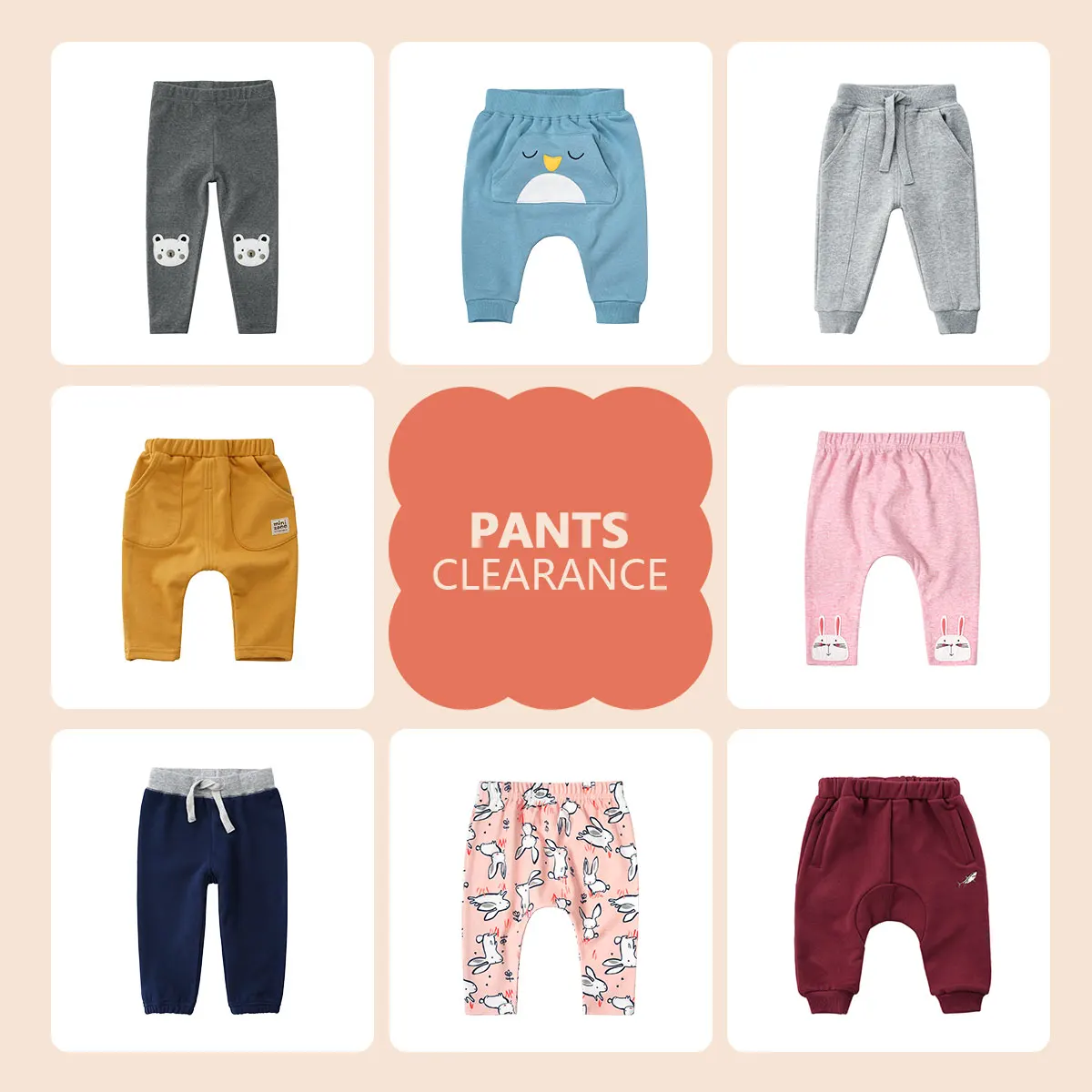 

Infant Toddler Casual Trousers Kids Sweatpants