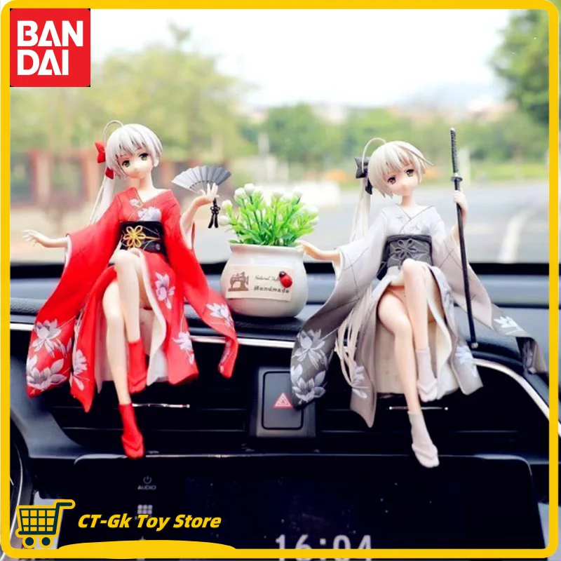 14cm Anime One Piece Luffy Yukinoshita Yukino Kasugano Sora Action Figure Car Mounted Ornaments Doll Gift Toys Decoration Model