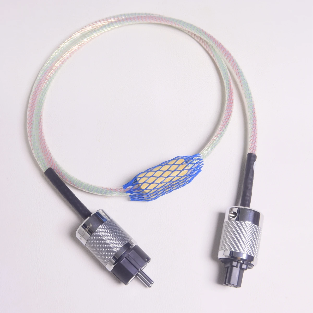 High-end OCC Silver plated AC Power cord HiFi Audio Special Power Cable microspace insulation with FURUTECH EU/US/UK power plug
