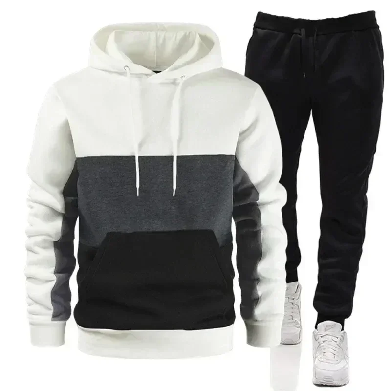 Men\'s Sweatshirt or Pants, Casual Sportswear, Patch, High Quality, New, 2 Pieces