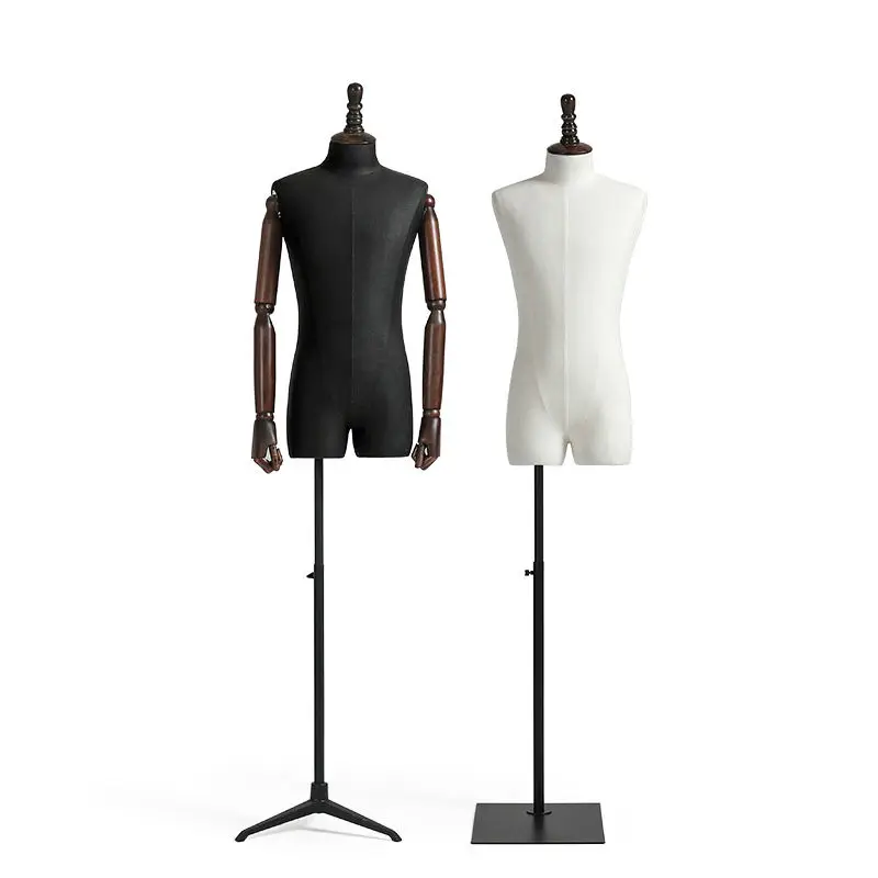 

customized Color upper-body men adjustable mannequin model half suits male mannequins for suit