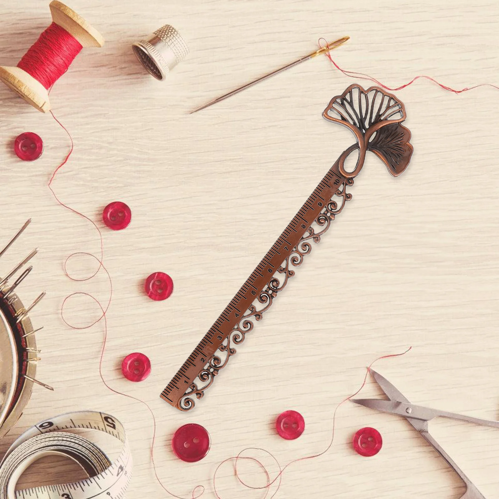 

Vintage Metal Bookmark Ruler With Butterfly Dual Function For Reading Measuring Aesthetic Office Tool Bookworm