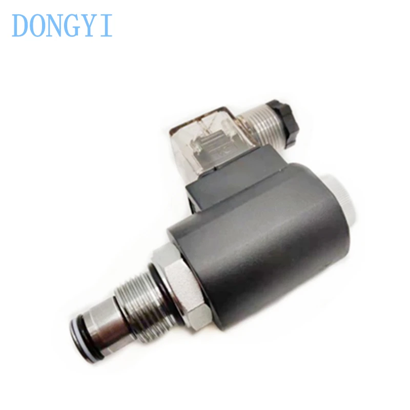 

2 Position 2 Way Normally Closed DHF10-220 Solenoid Valve Threaded Cartridge Hydraulic Valve SV10-20 Pressure Relief Valve