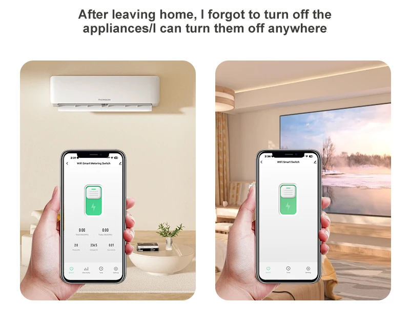1-63A Tuya Smartlife 1P+N Überspannungs- und Unterspannungsschutz Kwh Messüberwachung Wifi Leistungsschalter Timerrelais MCB – Detail 7