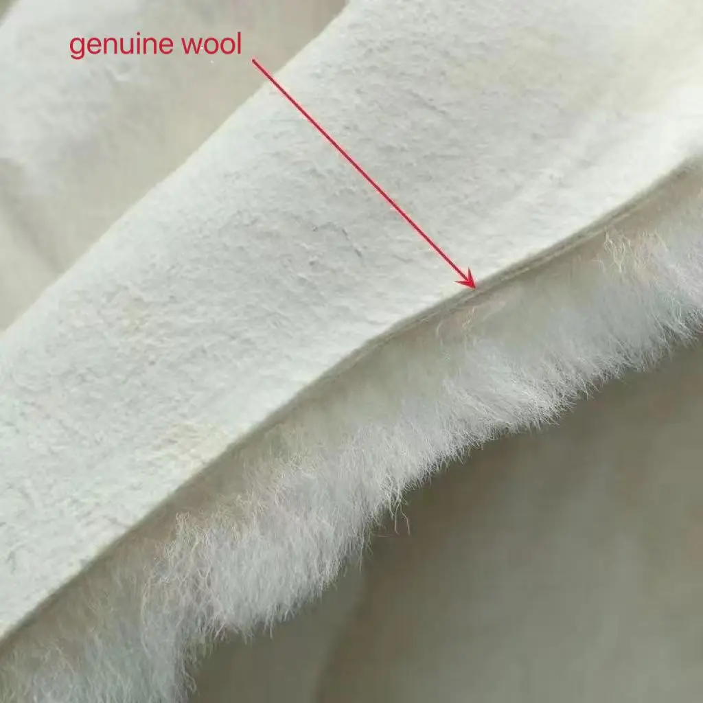 Winter Pure Wool Overcoat Men Women Thicken Cashmere Jacket Winter Genuine Sheepskin Coat Anti-cold Casual Base Wool Tops Male