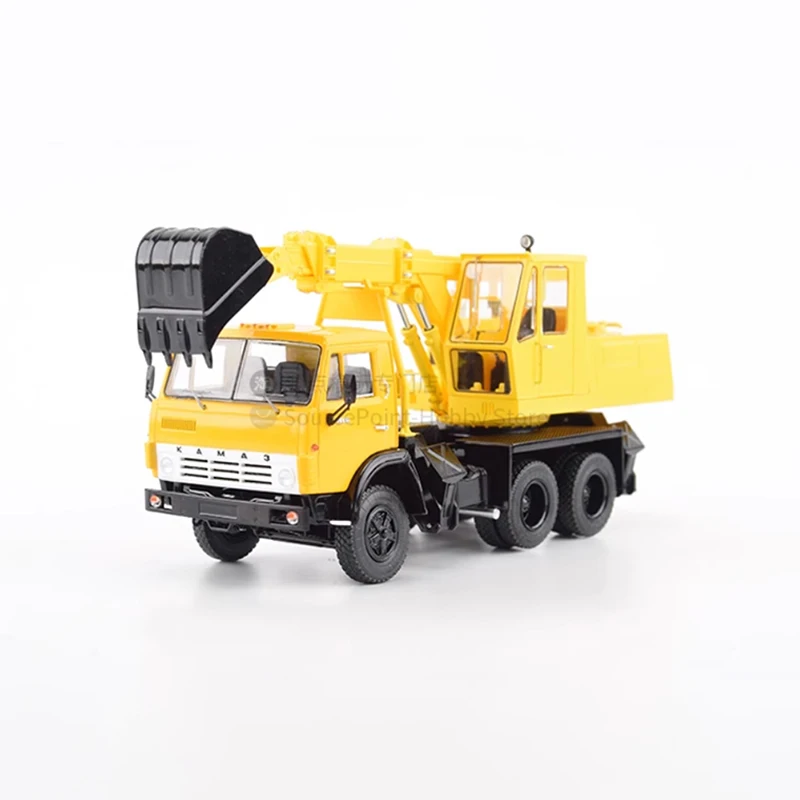 

1:43 Scale Diecast Alloy Kamaz 5511 Russian Rock Excavator EO-3532 Toys Cars Model SSM1531 Classics Adult Souvenir Gifts Display