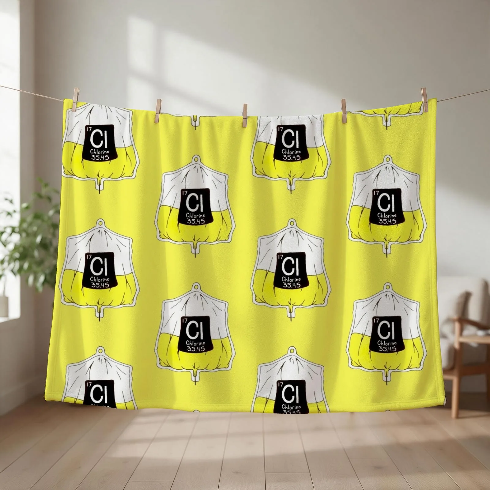 Sipping on Chlorine Throw Blanket For Sofa Thin Multi-Purpose cosplay anime Plush Blankets