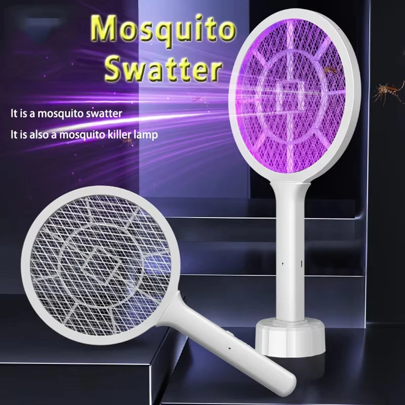 

Электрическая мухобойка Xiaomi 2-в-1, домашняя мухобойка от комаров, USB перезаряжаемая приманка от комаров, электрическая мухобойка двойного назначения