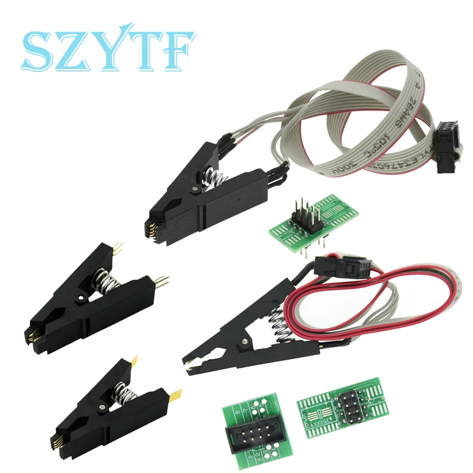 SOIC8 SOP8 Test Clip For EEPROM 93CXX/25CXX/24CXX in-circuit programming on USB Programmer TL866CS TL866A EZP2010