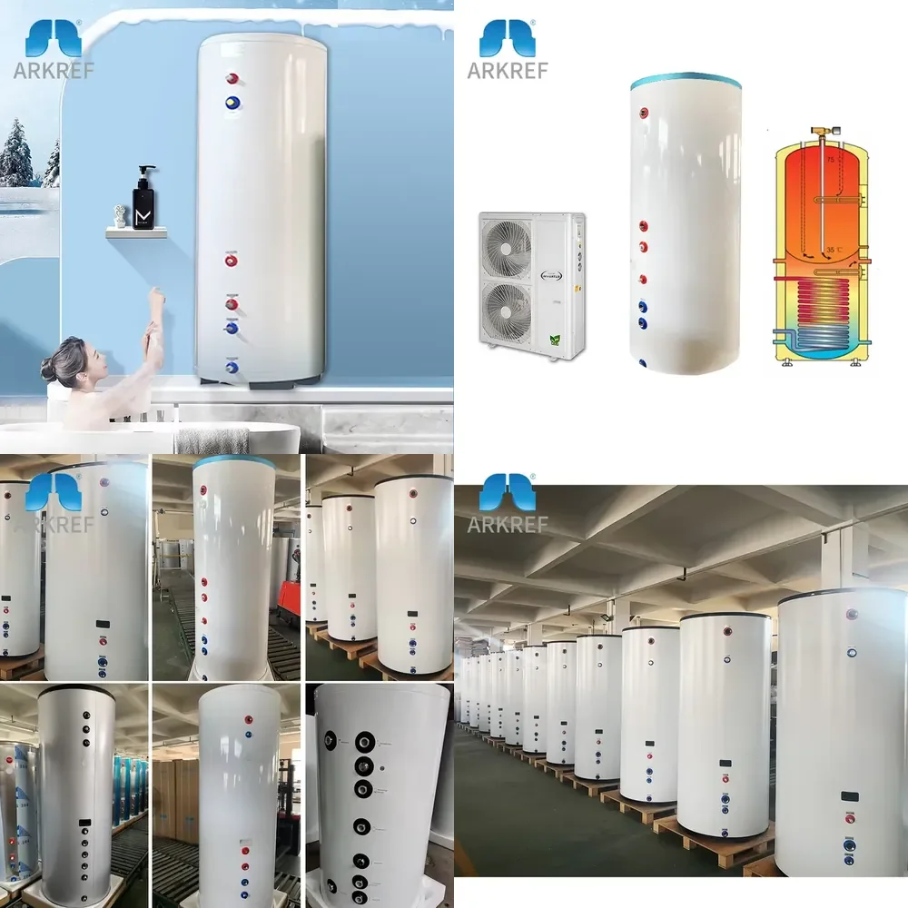 For ARKREF ISO CE Official Certified SUS304/316 Heat Pump Hot Water Storage Tank 100L/200L/300L Water Heater Tank