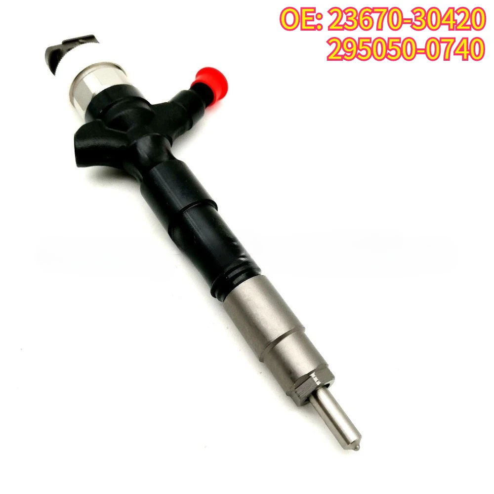 

High quality New For 4PCS 23670-30420 295050-0740 Sinocmp 1 Stuks Injector Voor Graafmachines 2kd Motor