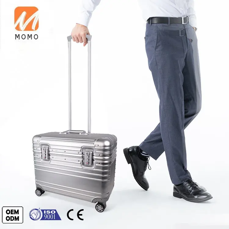 Good Product Travel Bags Business Carry On Aluminium Pilot Case Luggage Suitcases Trolley Pilot Case