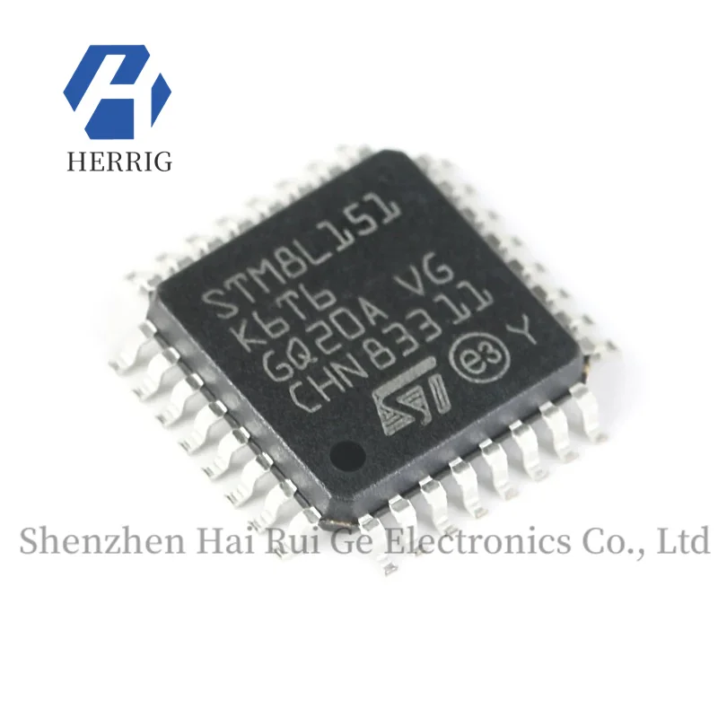 

1PCS Original STM8L151K6T6 LQFP-32 16MHz/32KB Flash/8-bit Microcontroller-MCU