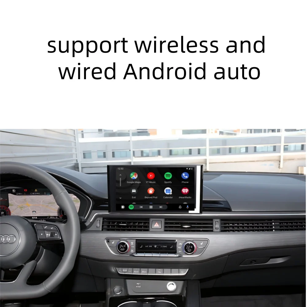 Wireless Apple CarPlay For Audi A3 A4 A5 Q5 2020 2021 2022 2023 Current MIB3 System Android Auto iPhone Mirroring Function