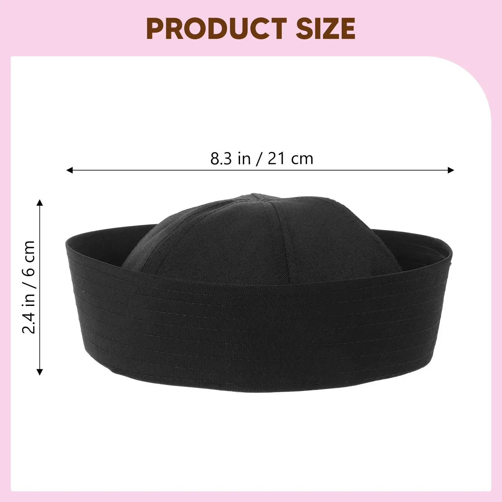 Sailor Hat Novelty Multipurpose Nautical Yacht Hat Costume Accessory Headwear for Masquerade Holiday Halloween Cosplay Carnival