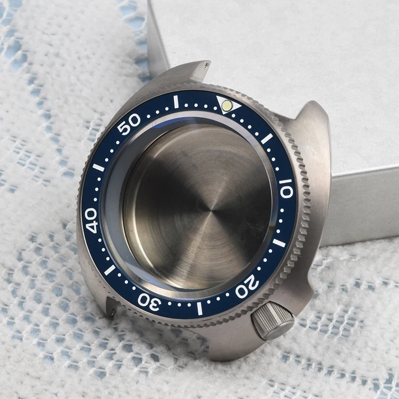 HEIMDALLR 6105 Turtle Titanium Abalone Diving Watch Case Fit NH36 NH35 Movement 200m Waterproof watch case