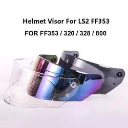 Visors for LS2 FF320 Stream FF353 Rapid FF328 FF800 Motorcycle Helmet Replace Extra Lens Black Iridium Silver