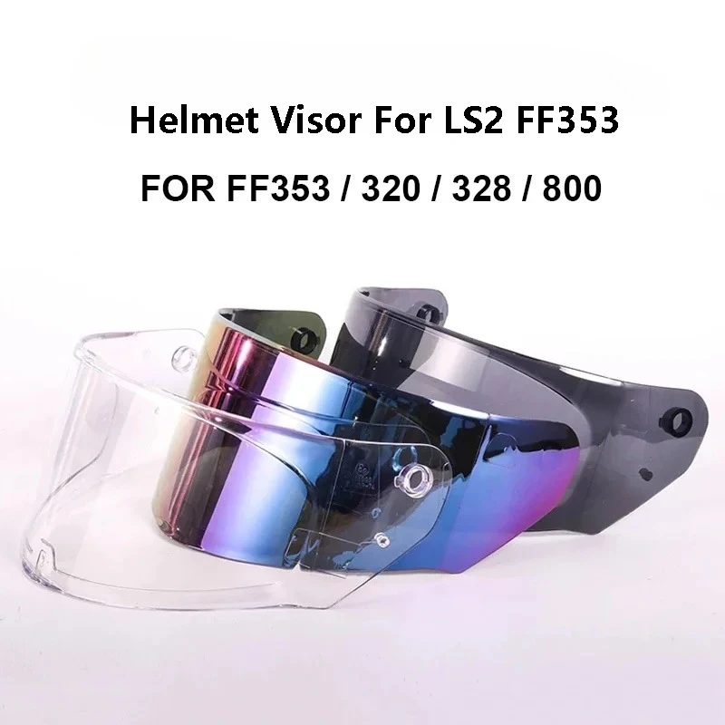 Visors for LS2 FF320 Stream FF353 Rapid FF328 FF800 Motorcycle Helmet Replace Extra Lens Black Iridium Silver