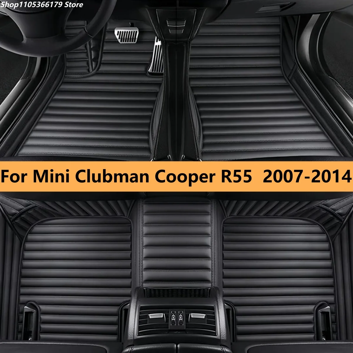 

Автомобильные коврики для Mini Clubman Cooper R55 2007-2014 годов выпуска, всепогодные, водонепроницаемые.
