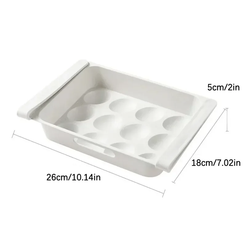 Refrigerator Egg Fruit Storage Box Drawer Type Food Crisper Hanging Food Organizer Kitchen Accessories Fridge Organizer Shelf