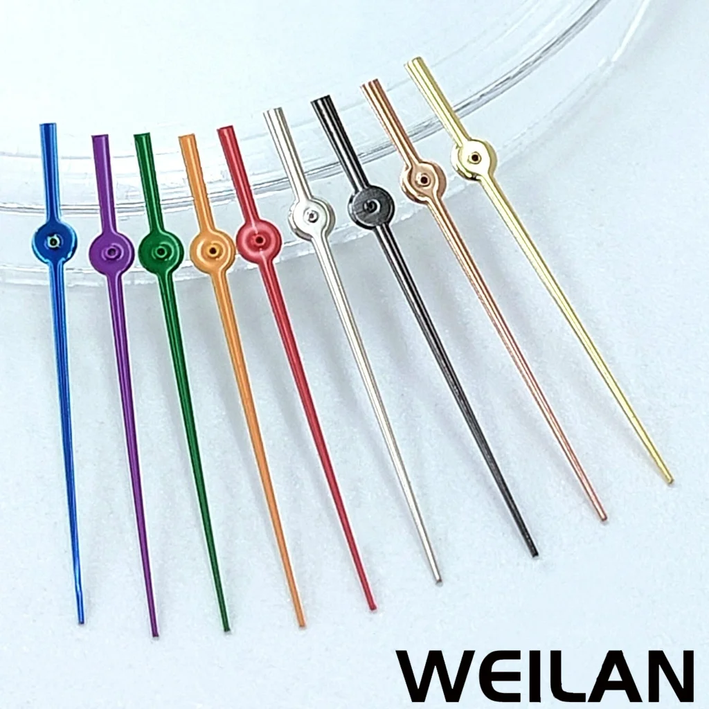 NH35 NH36 7S26 7S36 4R35 4R36 Movements 12.5mm Silver Black Green Blue Red Purple Orange Watch Single Second Hands Hands