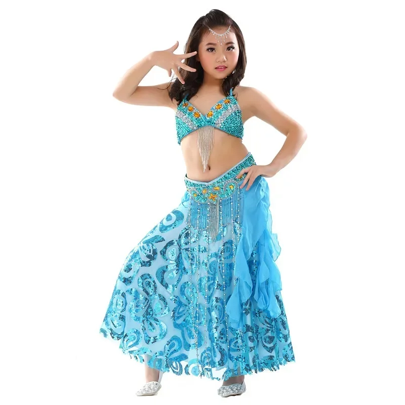 

Professional Oriental Dance Costumes Women Indian Costume for Oriental Bellydance Traje Dresses Gold Belly Dance Skirt Long