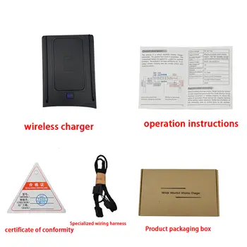 車載無線手機充電器,中控台收納空間,支援QI 18W iPhone快充,適用於雪佛蘭 Cavalier Onix Prisma Joy Plus 10 最佳銷售 雪佛蘭歡樂 - №10