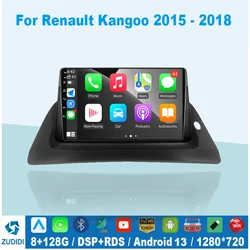 Android 13.0 2din Car Radio For Renault Kangoo 2015 - 2018 NAVI HD 1280*720P 4G 64G IPS Car Player GPS RDS No 2 din DVD