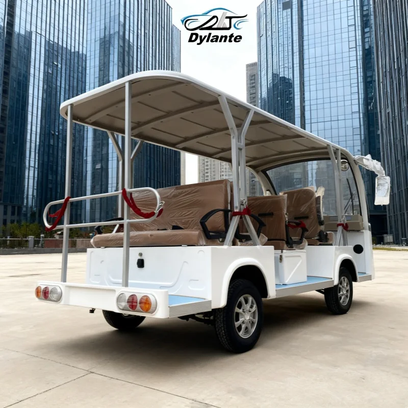 حار بيع 8 11 14 مقاعد مايكرو النقي الكهربائية السياحية حافلة المكوك لمشاهدة معالم المدينة حافلة الطاقة الجديدة المصنوعة في الصين صفر الانبعاث #5