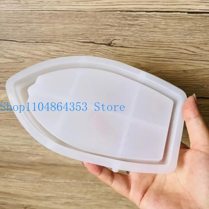 652F Silicone Boat Storage Tray Mold Heat Resistant Fruit Plate Mould Jewelry Making Tool for Home Decoration Enthusiasts