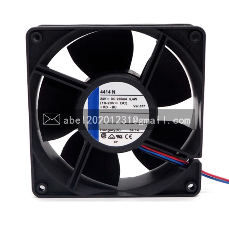 

BRAND NEW 4414N 4414 N DC 24V ORIGINAL COOLING FAN COOLER 119 x 119 x 38 mm