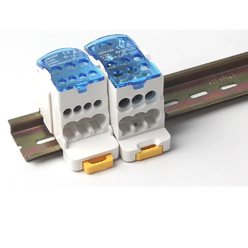 الإعداد الكهربائي 69.2*45.9*29.5 مللي متر صندوق التوصيل AC690V توزيع الطاقة التوصيل الكهربائي 1 في 6 خارج التكوين #6