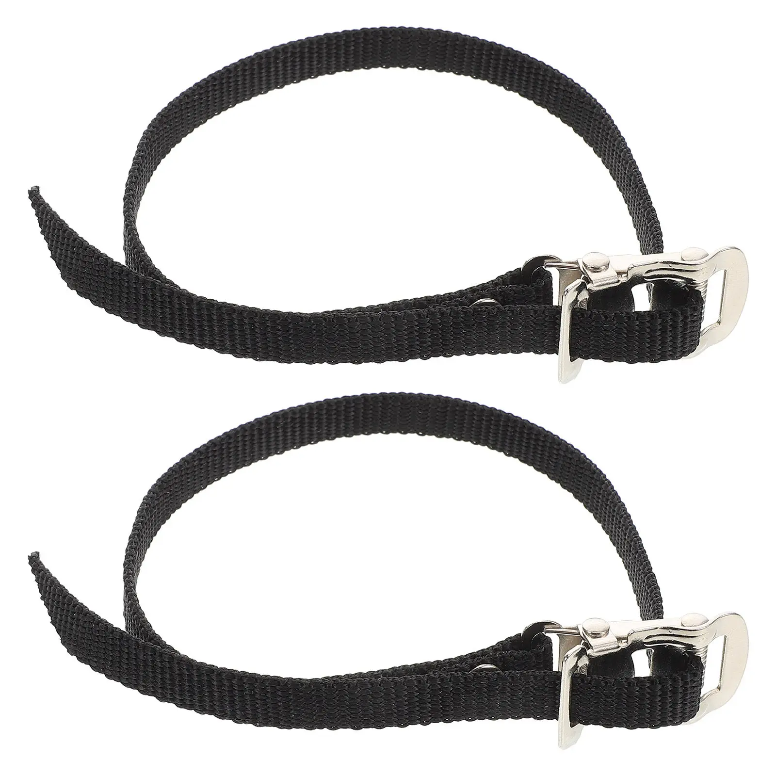 2Pcs Adjustable Pedal Straps Dog Mouth Cover for Exercise Bike Indoor Cycling Outdoor Bicycle Anti-Slip Foot Binding Retention