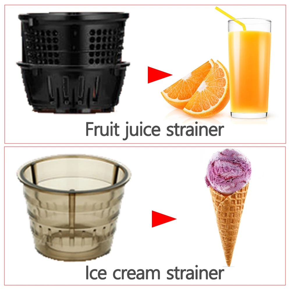 Juicer Lemon juice orange apple tomato juice Ice cream