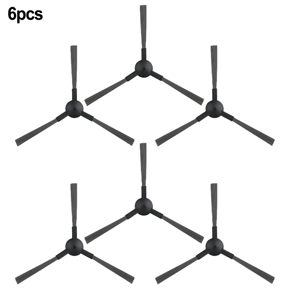 Excelente sujeira e remoção de poeira para Tesvor S7 Pro, aspirador robô, substituição escova lateral, conjunto de 6
