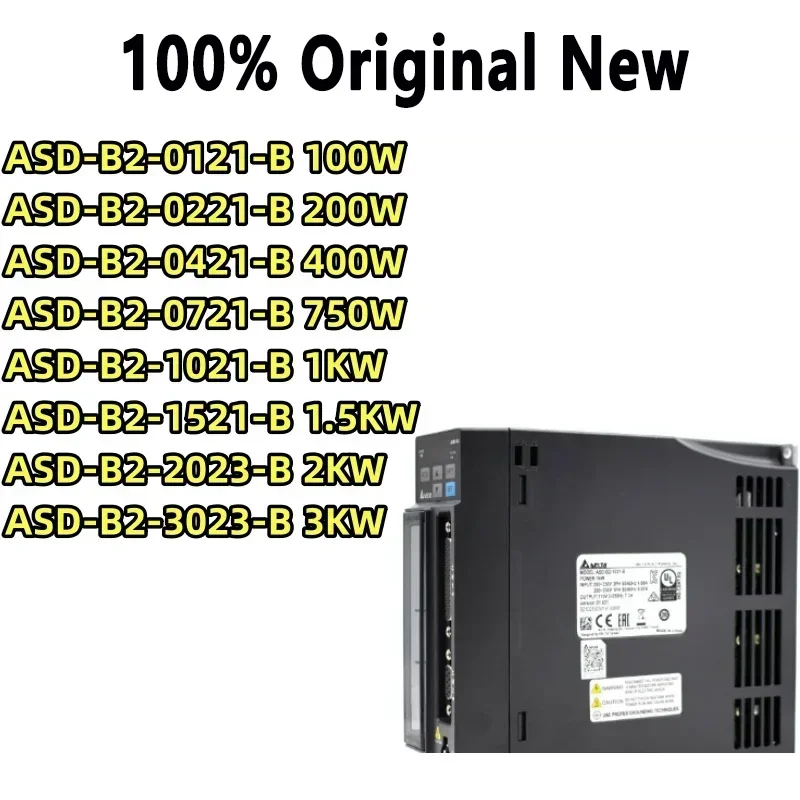 100% Tested B2 Series Asd-b2-0721-b Asd-b2-0421-b Asd-b2-0221-b 100w 200w 400w 750w 1kw 1.5kw 2kw 3kw