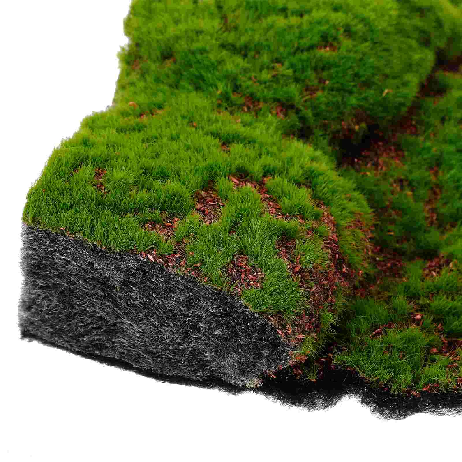 Simulated Moss Lawn Fake Turf Landscaping Decorative Prop Imitation Mat Artificial Rug Mats Simulation Green For Decors Carpet