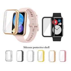 Screen Protection Case For Huawei watch Fit 2 / Fit new / Fit se / Fit special edition TPU Protector Cover Shell Plating