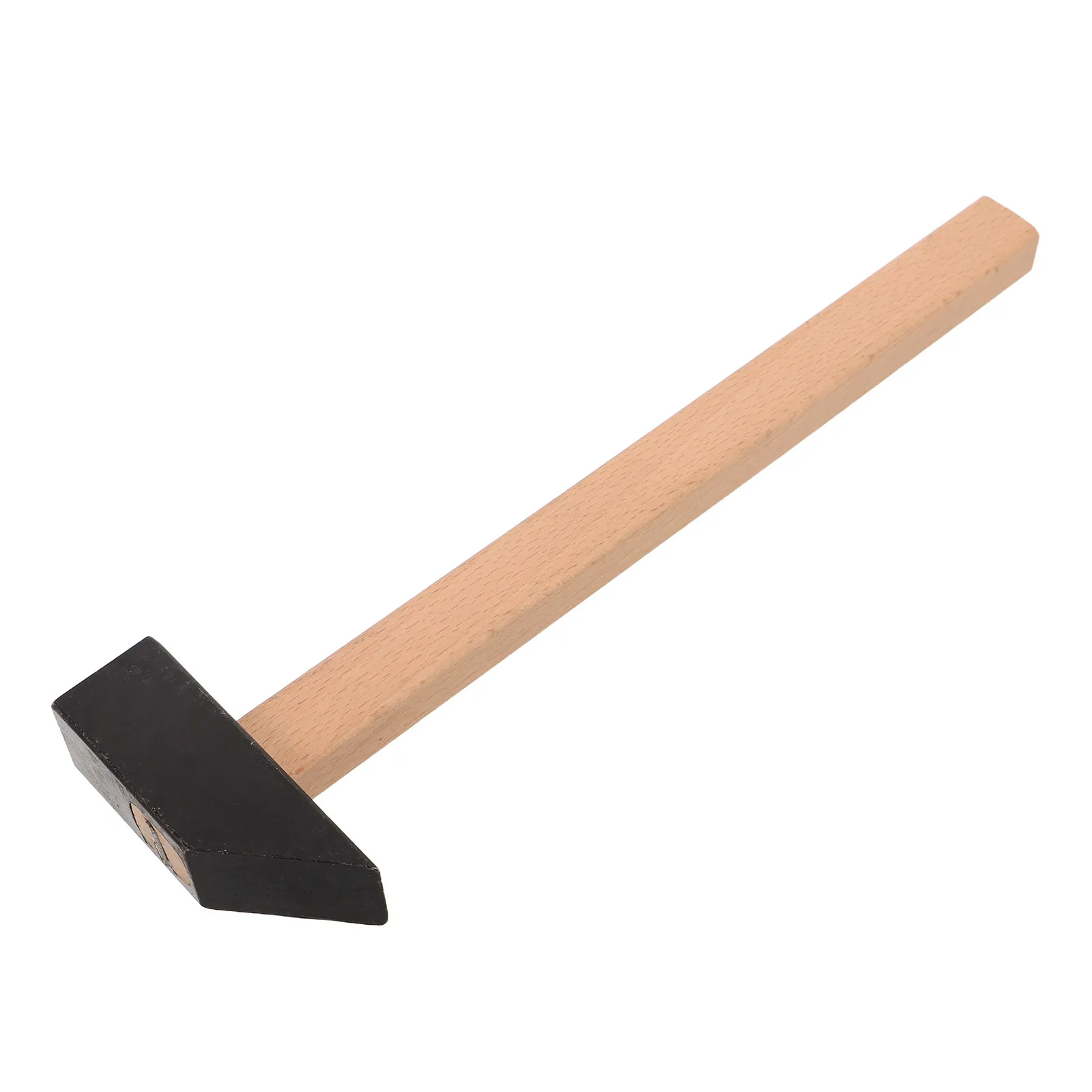 Four-Square Head Jewelry Hammer Rivet Setting Tool Wood Handle Metalworking Mallet for Copper Brass Watchmaker Instrument Repair