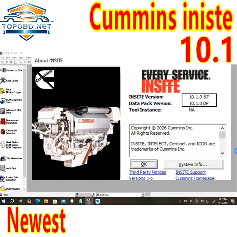 2026 Newest for Cummins Insite 10.1 Pro No Expired (with Fleet Counts, Zap-It, OEM Zap-It), cummins iniste 10.1 pro + install ﻿