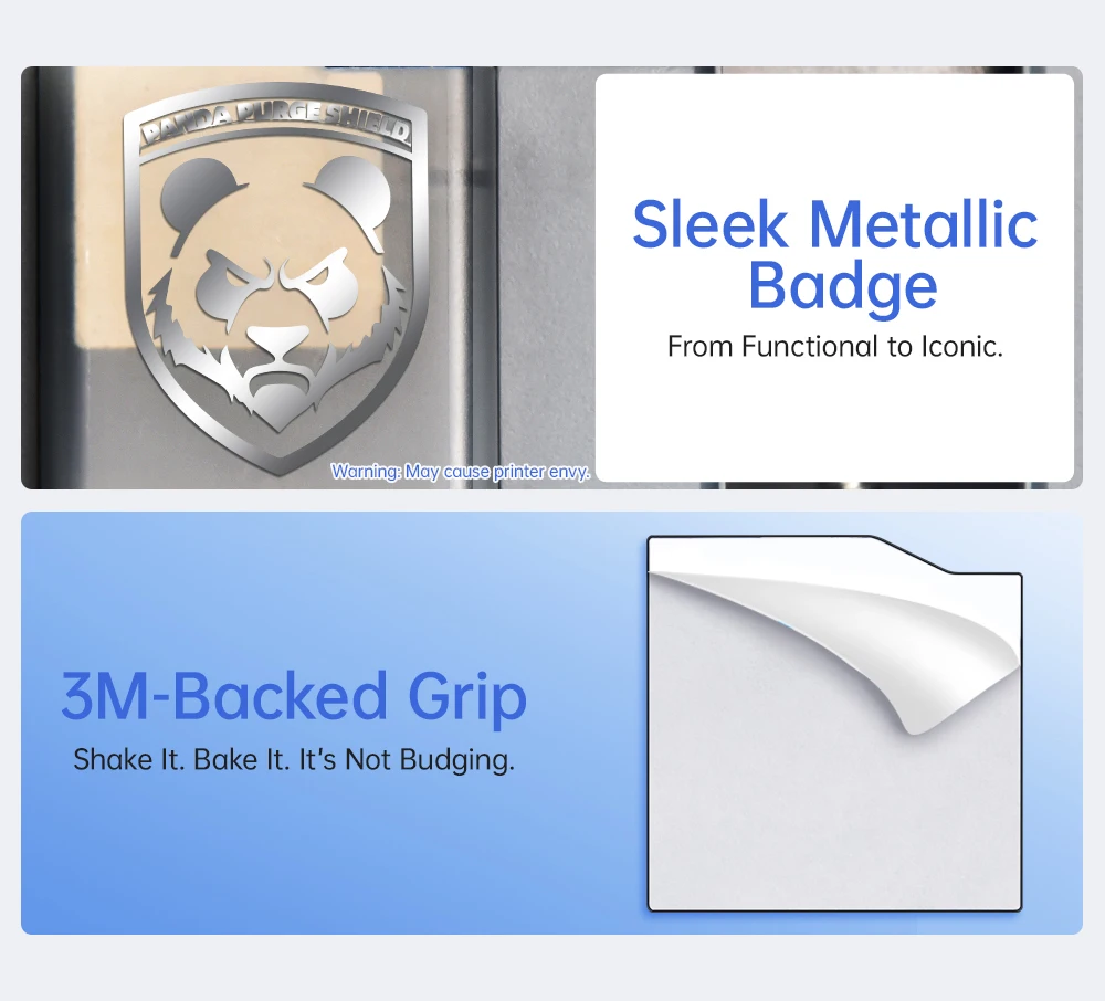 فرشاة BIGTREETECH Panda PX & Panda Purge Shield، فرشاة فوهة ممسحة السيليكون، غسيل مثبت على السطح لـ Bambulab P1 X1