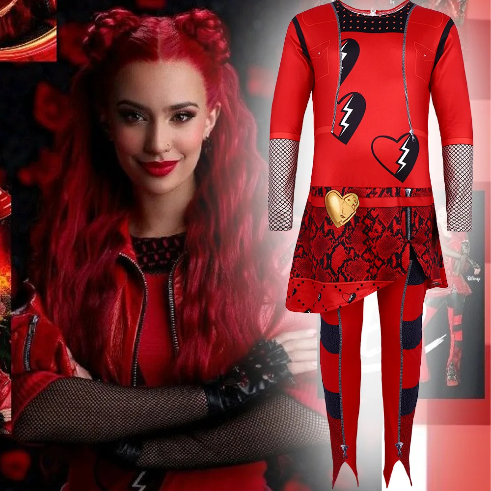 

Descendants4 Ролевой плотный костюм на Хэллоуин, косплей, сценическая одежда, китайская традиционная этническая женская мода