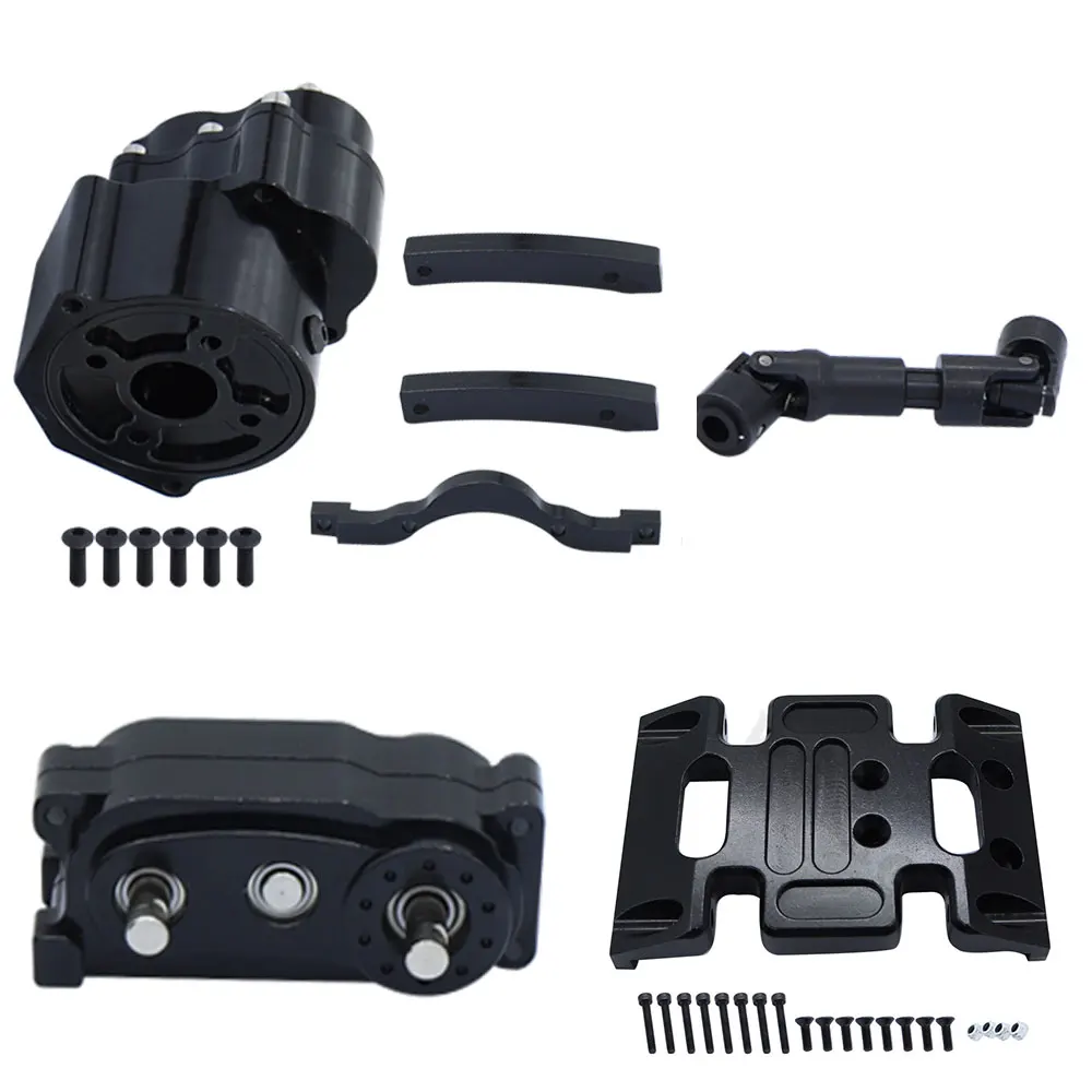 Prefixal Motor Gearbox Transmission Transfer Case  for 1/10 Axial SCX10 & SCX10 II 90046 RC Crawler Car